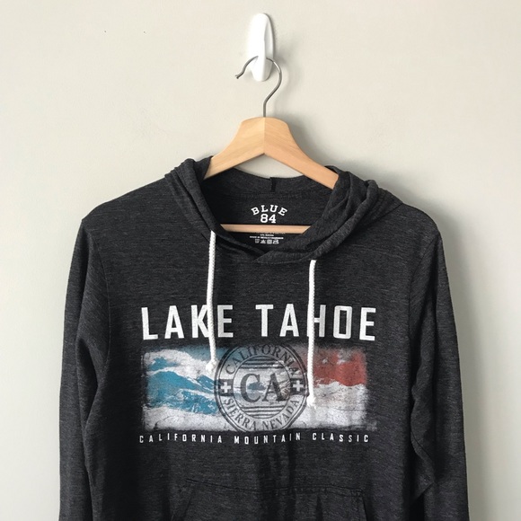 Blue 84 Tops - Lake Tahoe Hoodie Pullover Blue 84 S